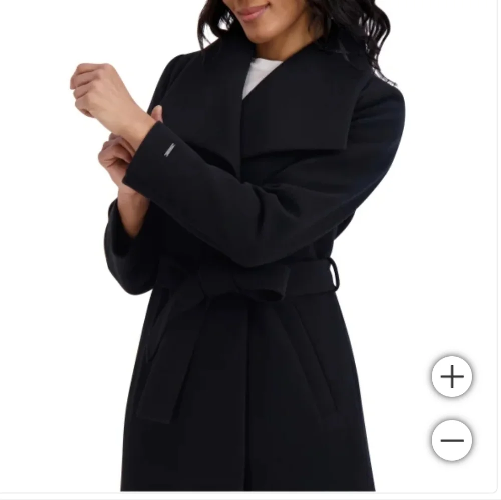 Tahari Ladies' Faux Wool Wrap Coat, nwt